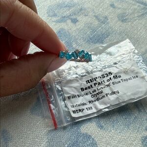 Crystal Blue Topaz Ring